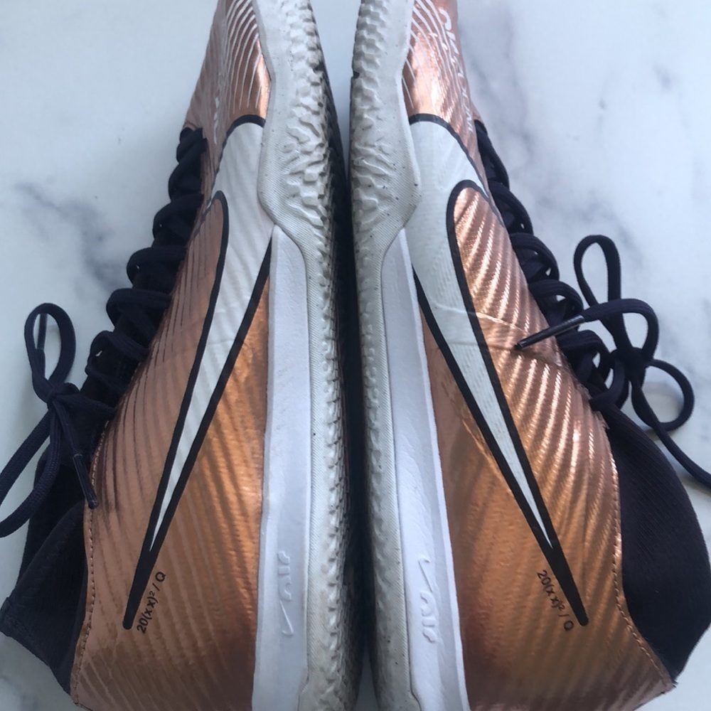 Nike Zoom Mercurial Superfly 9 Academy Metallic Copper Indoor Soccer Size 7 - Picture 11 of 13